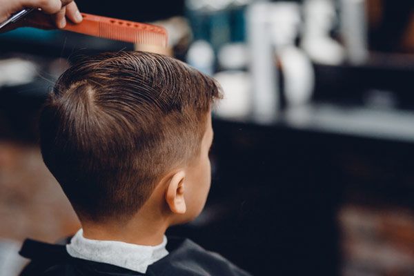 Childrens Hair Cut Safari Barber Grayshott