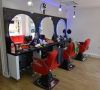 Inside the Barber shop Safari Barbers Grayshott