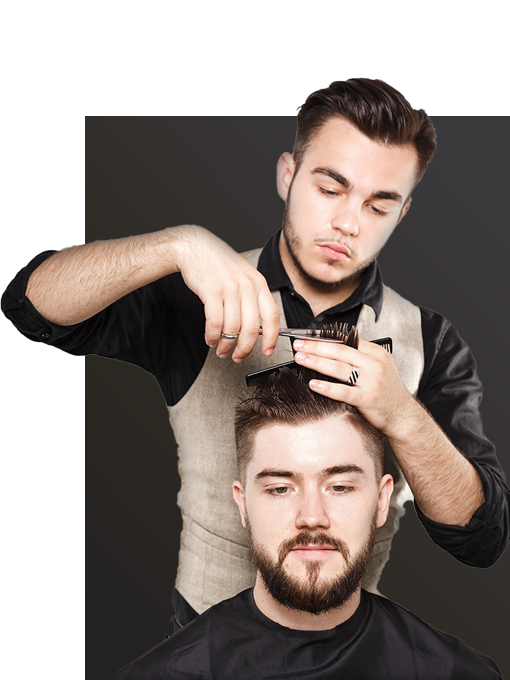 Man cutting hair Safari Barbers Grayshott
